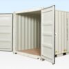 New 10ft x 8ft Shipping Container (One Trip) - White (RAL 9003)