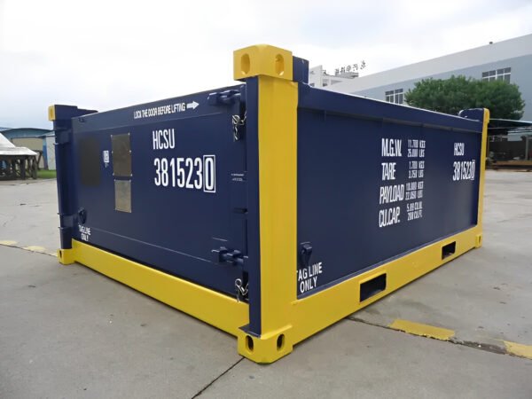 10ft DNV 2.7-1 halfhoge Open Top-offshorecontainer | EN 12079-laadkorf
