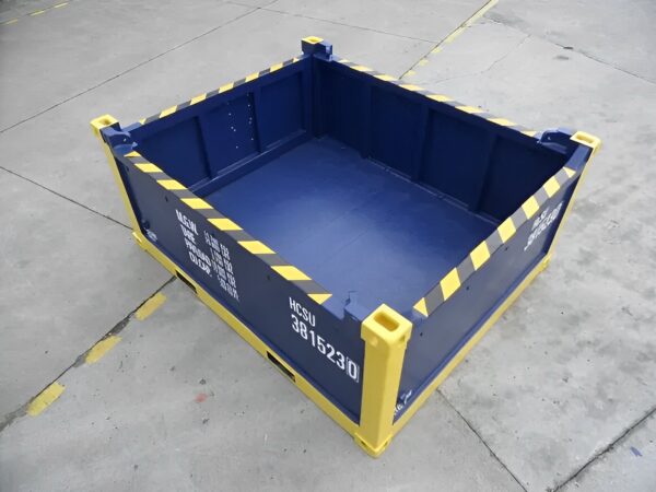 10ft DNV 2.7-1 halfhoge Open Top-offshorecontainer | EN 12079-laadkorf