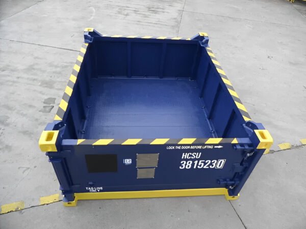 10ft DNV 2.7-1 halfhoge Open Top-offshorecontainer | EN 12079-laadkorf