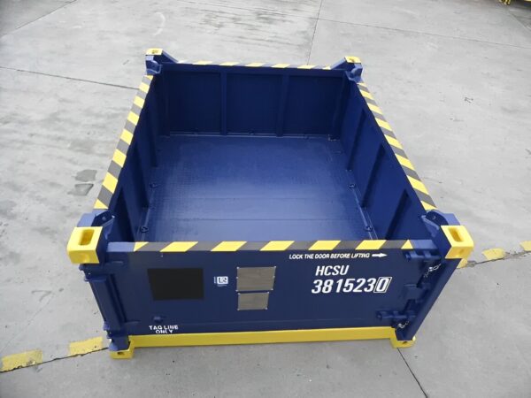 10ft DNV 2.7-1 halfhoge Open Top-offshorecontainer | EN 12079-laadkorf