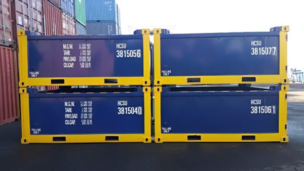 10ft DNV 2.7-1 halfhoge Open Top-offshorecontainer | EN 12079-laadkorf