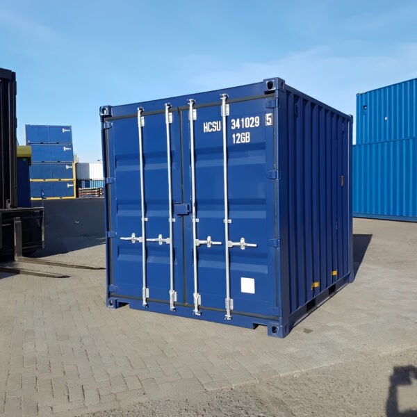 10ft Double Door Container - RAL5013 (Blue)