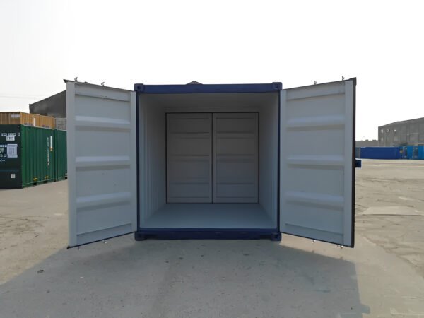 10ft Double Door Container - RAL5013 (Blue)