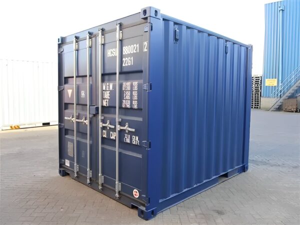 10ft Double Door Container - RAL5013 (Blue)