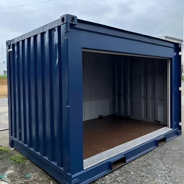 Refurbished 10ft Storage Container With Roll - Up Door