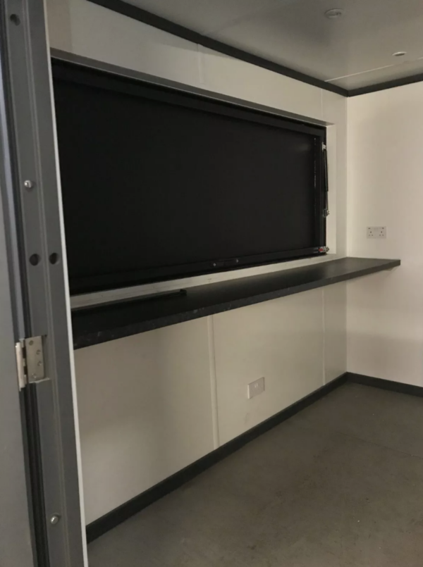 10ft Timber Cladded Catering Container Kiosk | Portable Food & Drink Outlet