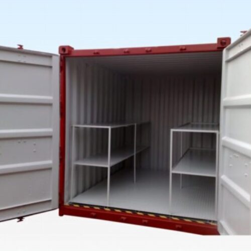 8ft x 8ft Flat Floor Bunded Store | COSHH Chemical & Oil Storage Container