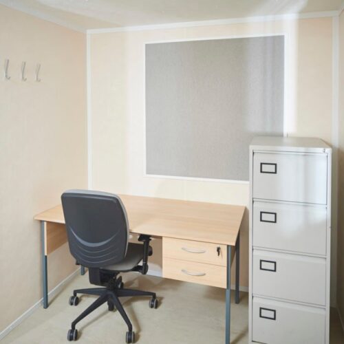 12ft x 8ft Steel Anti - Vandal Portable Site Office Cabin | Secure UK Welfare Unit