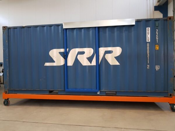 20ft High Cube IBC Storage Container with Sliding Door (9'6″ High)
