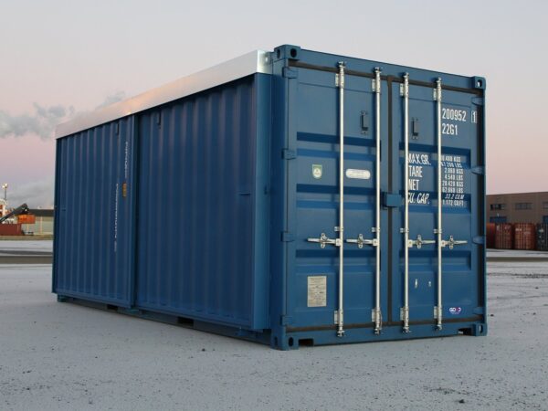 20ft High Cube IBC Storage Container with Sliding Door (9'6″ High)