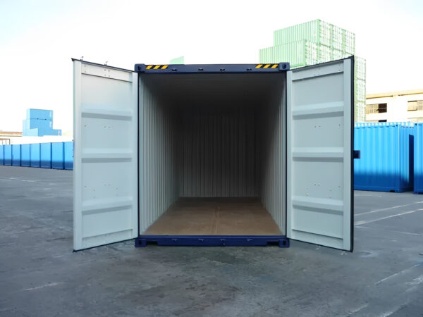 New 20ft x 8ft One Trip Shipping Container - Dark Green (RAL 6007)