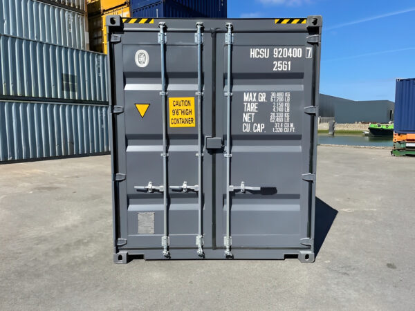 New 20ft x 8ft One Trip Shipping Container - Dark Green (RAL 6007)