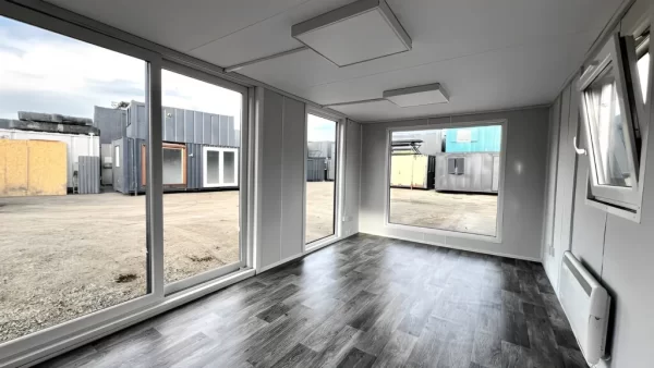 24ft x 10ft Portable Site Office & Marketing Suite | New Steel Sales Cabin