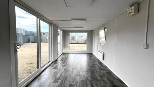 24ft x 10ft Portable Site Office & Marketing Suite | New Steel Sales Cabin