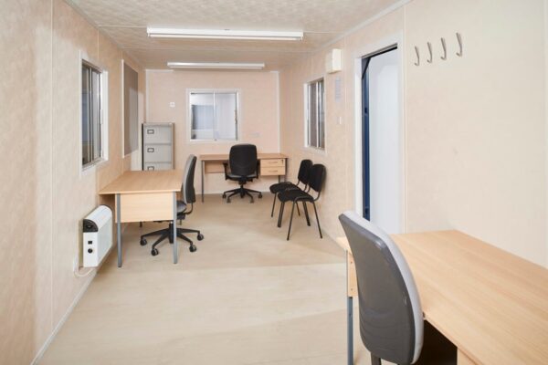 24ft x 9ft Steel Anti - Vandal Office Cabin | Portable Site Office UK