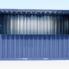 4m Flat Pack Galvanised Kiosk - Portable Serving Hatch Unit