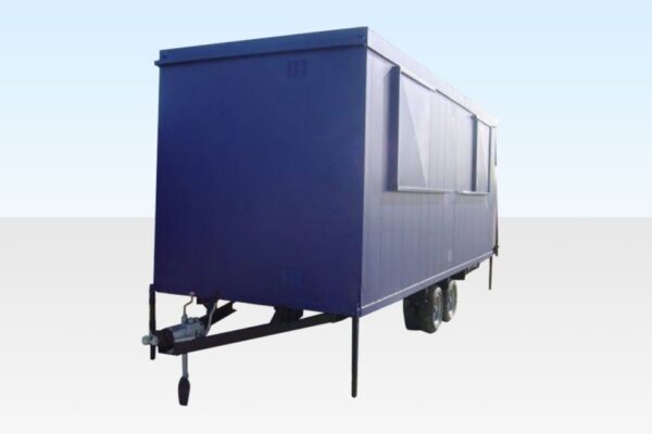 20ft x 7ft 6in Steel Mobile Anti - Vandal Office | Secure Towable Site Cabin