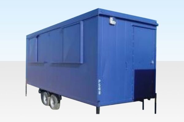 20ft x 7ft 6in Steel Mobile Anti - Vandal Office | Secure Towable Site Cabin