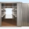 6m x 2.1m End - Linked Flat Pack Container Bundle | Galvanised Modular Storage