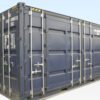 713-20ft-high-cube-doors-closed-960x640-3-hd.jpg 20ft High Cube Shipping Container (9'6″ High) - Industrial IBC Tote Storage