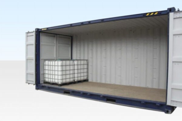 713-20ft-high-cube-doors-open-ibc-side-960x640-4-hd.jpg 20ft High Cube Shipping Container (9'6″ High) - Industrial IBC Tote Storage
