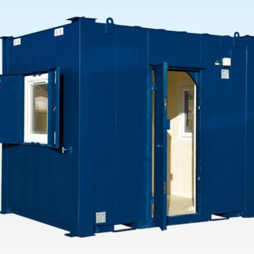 3 Window Security Gatehouse UK | Anti - Vandal Steel Cabin | Shipping Storage Containers UK