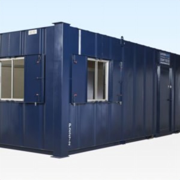 20ft x 8ft Split Office Store Container Cabin | Anti - Vandal Site Accommodation UK