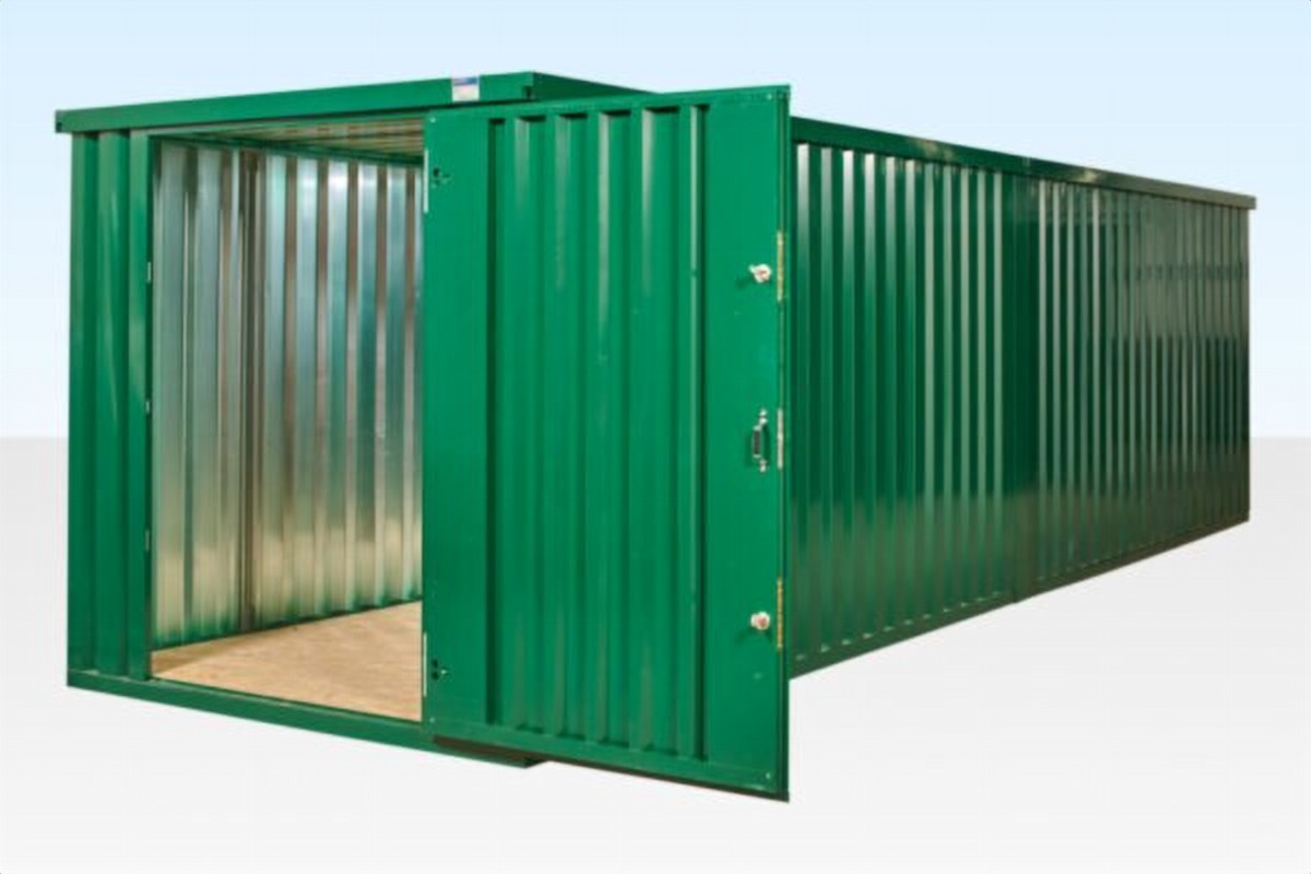6m x 2,1m in de lengte gekoppeld demontabel containerpakket | Gepoedercoate modulaire opslag Productfoto: 6m x 2,1m in de lengte gekoppeld demontabel containerpakket | Gepoedercoate modulaire opslag