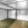 3m x 4.2m Side - Linked Flat Pack Container Bundle | Galvanised Modular Store