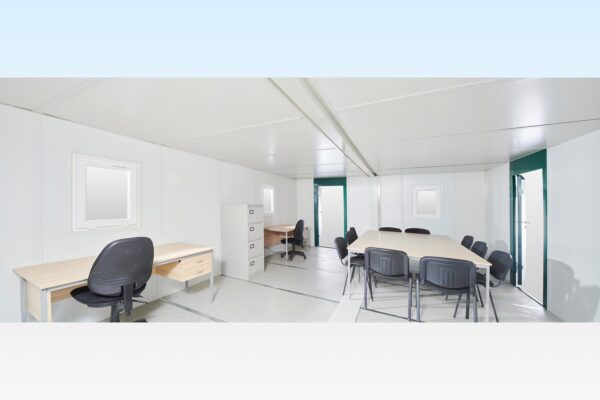 987-side-link-flatpack-office-inside1.jpg 6.5M X 4.6M Side Linked Flat Pack Container Office
