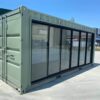 Modified-20FT-container-office-with-Glass-door-AC-1024x1024-1.jpg 20ft Shipping Container Office with Glass Door & AC | Portable Site Office