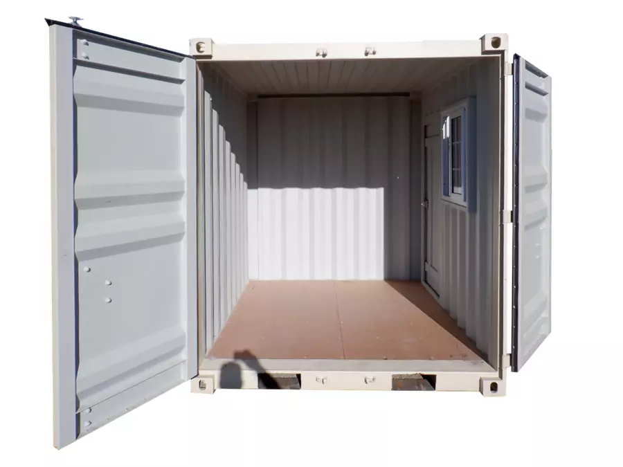 Productfoto: 8ft Mini Cube-container met deur en raam