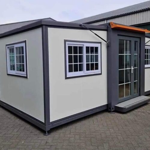 Mobile Expandable Prefab House 19ft x 20ft | Fold - Out Container Home UK