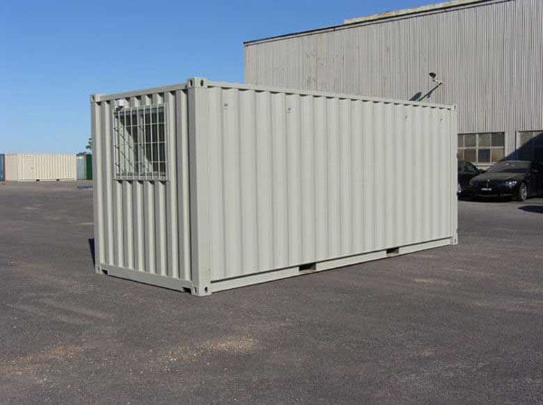 Productfoto: Containerkleedruimten | Verplaatsbare kleedruimten voor bouwlocaties